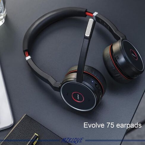 Evolve 75 Ear Pads - Replacement Earpads for Jabra Evolve 75(75UC 75MS 75SE) Headphones in Saudi Arabia