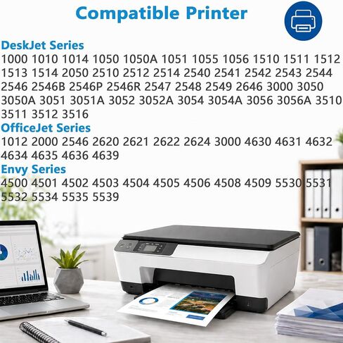 61XL Ink Cartridge for HP 61 XL Black Combo (2 Packs) Replacement for HP61 HP61XL for 5530 4500 2620 4630 2540 4502 3050 1510 4632 4501 2542 2514 3510 4635 3050a 5535 4610 Printers with V28.1.1 Chips in Saudi Arabia