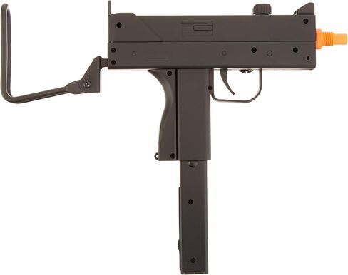 BBTac M42F Airsoft Spring Gun SMG مخزون سلك قابل للطي 200 إطارًا في الثانية مع 26 مشبكًا دائريًا / مجلة من BBTac® in Kuwait