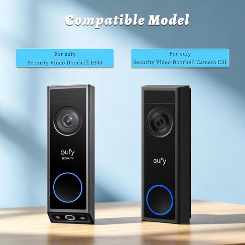 بطارية 7000 مللي أمبير لجرس الباب بالفيديو Eufy E340 & C31، منفذ شحن USB-C in Kuwait
