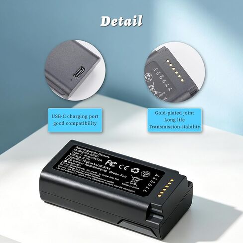 بطارية 7000 مللي أمبير لجرس الباب بالفيديو Eufy E340 & C31، منفذ شحن USB-C in Kuwait