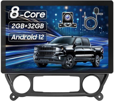 Car Stereo Radio Upgrade for Chevy Colorado GMC Canyon 2015 2016 2017 2018, 11.5 inch Android 13 2+32GB Wireless CarPlay and Android Auto/Voice Control/GPS/Bluetooth 5.0/WiFi/1080P Rear Camera in Kuwait