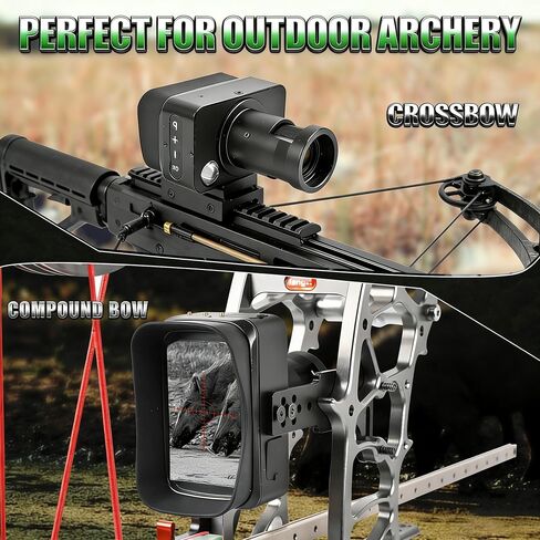4K Night Vision Bow Sight, Rechargeable 5X Zoom for Compound Bows in Kuwait