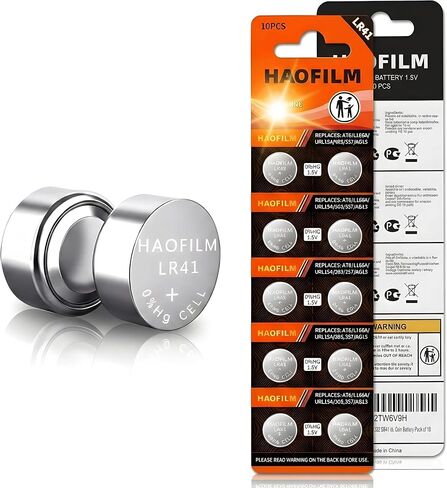 بطارية قلوية ممتازة من HAOFILM LR41 AG3 392 384 192، بطاريات خلوية على شكل زر دائري 1.5 فولت (30 حزمة) in Kuwait