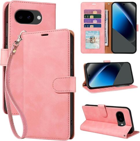 RFID Blocking Flip Wallet Case for Pixel 9/9Pro/10/10Pro (Green) in Kuwait