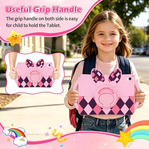 WESADN for iPad A16 Case 11th Gen/for iPad 10th Generation Case Kids Girls in Kuwait