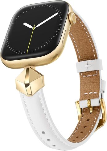 WFEAGL Slim Leather Band Compatible with Apple Watch for Women in Saudi Arabia