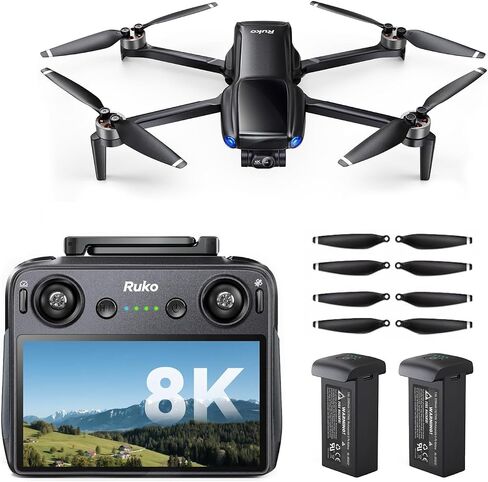 Ruko U11MINI 4K (RC3), Beginner Drone with Touchcreen Controller and U11MINI 4K Drone Propellers in Saudi Arabia