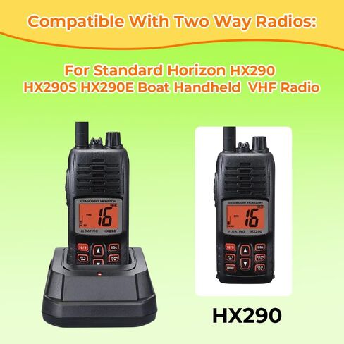 Charger for Standard Horizon HX290/HX290S/HX290E Marine VHF radios in Saudi Arabia