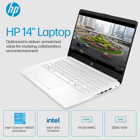 HP 2026 Student Business Laptop, MS Office, Copilot, Intel CPU, 4GB RAM in Kuwait
