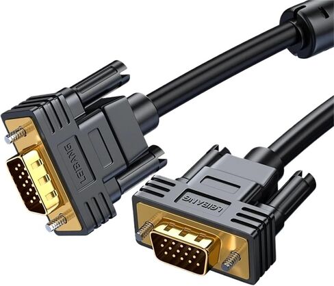 VGA Cable Computer Monitor TV Projector HD Connection Cable Video Data Cable Extended Signal Cable(10m) in Saudi Arabia