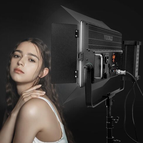GL-3000C 300W RGB LED Video Light with APP & remoter Control, 1% Precise Min Dimming/360° RGB/CRI 97+/TLCI 98+/2800K-9900K/14 Effects Light Scenes for Studio Lighting Photography Videography in Saudi Arabia
