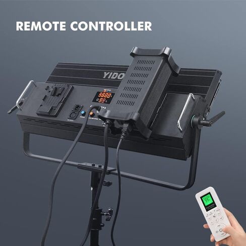 GL-3000C 300W RGB LED Video Light with APP & remoter Control, 1% Precise Min Dimming/360° RGB/CRI 97+/TLCI 98+/2800K-9900K/14 Effects Light Scenes for Studio Lighting Photography Videography in Saudi Arabia
