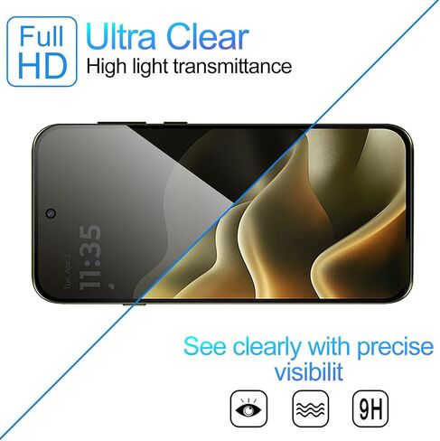 2 Pack Privacy Screen Protector for Moto Edge 2026,Anti-Spy Glass in Kuwait