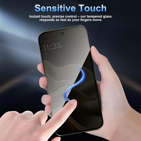 2 Pack Privacy Screen Protector for Moto Edge 2026,Anti-Spy Glass in Kuwait