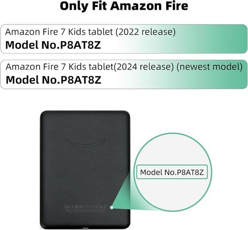 4-Pack Plastic Screen Protector Compatible for All-New Fire 7 Kids Tablet 7-inch (12th Generation - 2022 release) Anti-Scratch – HD Clear PET Film, Bubble-Free, Easy Install, Case Friendly in Kuwait