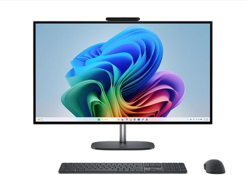 HP OmniStudio 27 Inch All-in-One Desktop Computer: Intel Ultra 7 355 8-Core CPU, 16GB DDR5 RAM, 1TB NVMe SSD, Intel Xe Graphics, Windows 11 Pro, FHD, WiFi 7, Wireless KB/M, Business and Home PC in Kuwait