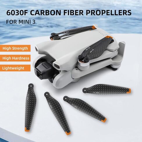 Mini 3 Carbon Fiber Propellers, Replacement Prop Blades for DJI Mini 3 RC Camera Drone Accessories Pack of 8pcs (not fit for DJI Mini 3 pro) in Saudi Arabia
