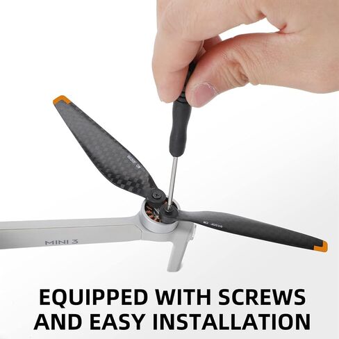 Mini 3 Carbon Fiber Propellers, Replacement Prop Blades for DJI Mini 3 RC Camera Drone Accessories Pack of 8pcs (not fit for DJI Mini 3 pro) in Saudi Arabia
