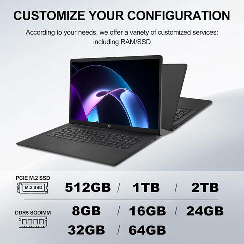 HP 17.3"Business Copliot AI Laptop, Intel Ultra 5 255U, Battery Fast charge in Kuwait