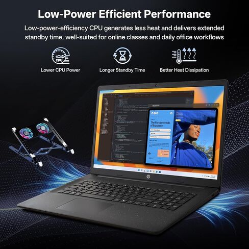 HP 17.3"Business Copliot AI Laptop, Intel Ultra 5 255U, Battery Fast charge in Kuwait
