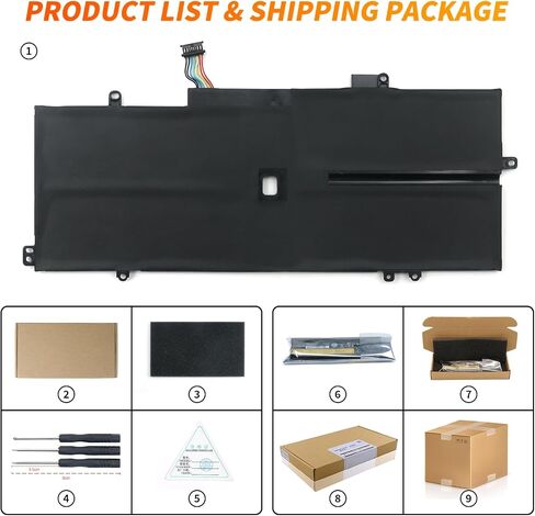 استبدال بطارية L18C4P71 لجهاز Lenovo Thinkpad X1 Carbon 7th /8th gen&X1 Yoga 4th/5th Gen، FRU 02DL004 02DL006 SB10K97644 متوافق in Kuwait