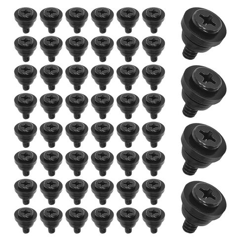 Hard Drive Mounting Screws Black Iron 100pcs with Shock-Absorbing and Vibration Dampening Design Micro Screws Kit for Solid-State Drive and Hard Disk Repair Accessories in Kuwait