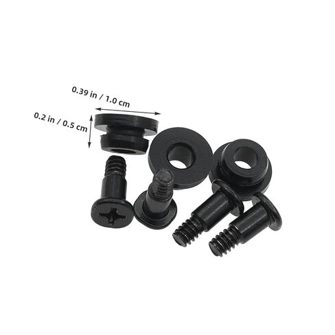 Hard Drive Mounting Screws Black Iron 100pcs with Shock-Absorbing and Vibration Dampening Design Micro Screws Kit for Solid-State Drive and Hard Disk Repair Accessories in Kuwait