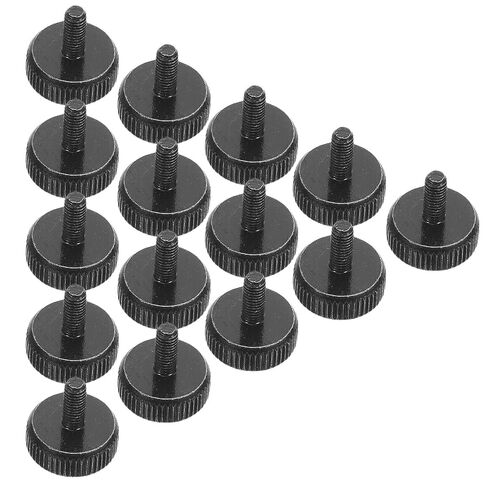 30pcs M3 Black Carbon Steel Computer Case Screws with Enhanced Security and Universal Compatibility, Hand-tightened Thumbscrews for Desktop PC Case Installation and Maintenance in Kuwait