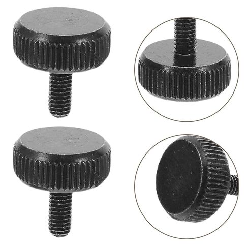 30pcs M3 Black Carbon Steel Computer Case Screws with Enhanced Security and Universal Compatibility, Hand-tightened Thumbscrews for Desktop PC Case Installation and Maintenance in Kuwait