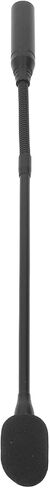 Gooseneck Microphone Flexible Noise Reduction 17.7in Adjustable Desktop Microphone for Meeting Rooms, Aluminum Alloy in Saudi Arabia