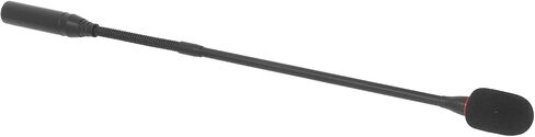 Gooseneck Microphone Flexible Noise Reduction 17.7in Adjustable Desktop Microphone for Meeting Rooms, Aluminum Alloy in Saudi Arabia