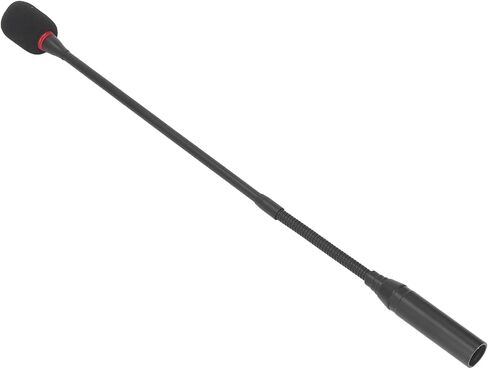 Gooseneck Microphone Flexible Noise Reduction 17.7in Adjustable Desktop Microphone for Meeting Rooms, Aluminum Alloy in Saudi Arabia