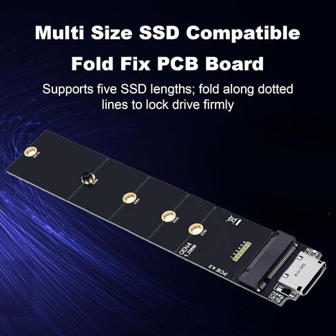 Oculink SFF8612 to M.2 NVMe Adapter with 8GB per s Bandwidth in Saudi Arabia