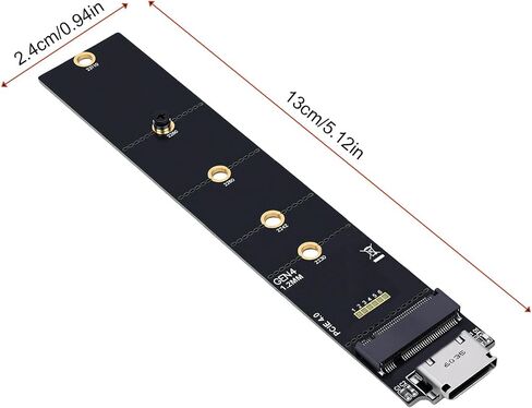 Oculink SFF8612 to M.2 NVMe Adapter with 8GB per s Bandwidth in Saudi Arabia