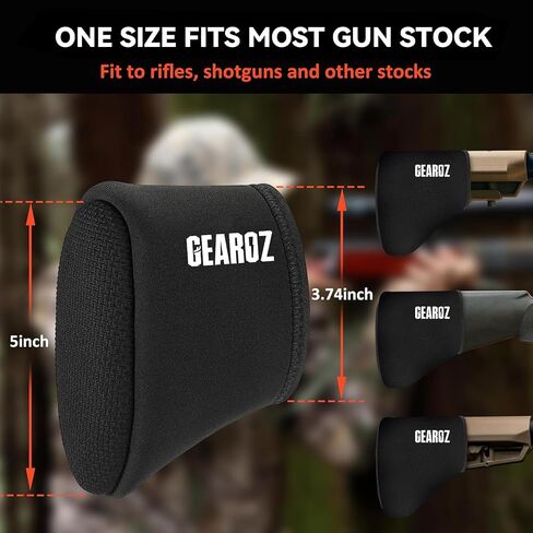 GearOZ Slip-on Recoil Pad for Shotgun with 0.39" Gel Filled, Anti-Slip in Saudi Arabia