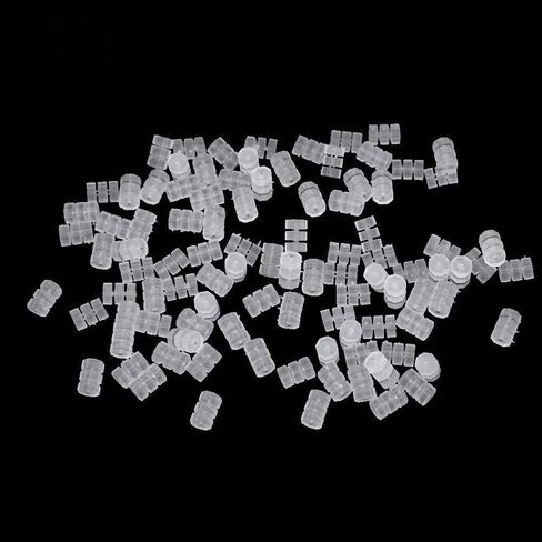 Aramox Bike Cable O Silicone Brake Gear Cable Protector 100pcs Clear Frame Guard for 1.1 to .8mm Shift and Brake Cables Easy Slide On for Road Mountain Bikes in Kuwait