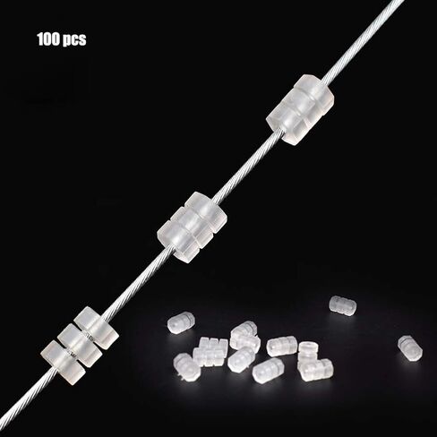 Aramox Bike Cable O Silicone Brake Gear Cable Protector 100pcs Clear Frame Guard for 1.1 to .8mm Shift and Brake Cables Easy Slide On for Road Mountain Bikes in Kuwait