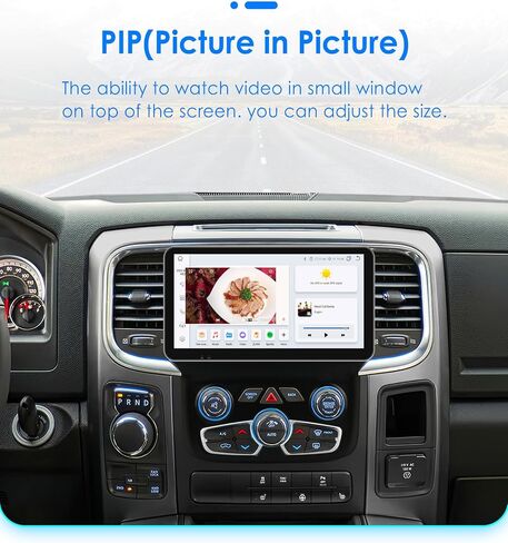 8 Core 10.33“ QLED Car Stereo Radio for Dodge Ram 1500 2500 3500 (2013-2018) Auto AC, 4+32 GB Android 14 GPS Navigation with Wireless Carplay Android Auto Local Weather SWC DSP (Auto AC) in Saudi Arabia