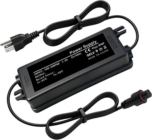 36V Waterproof Power Supply for Govee Permanent Outdoor Lights Only Compatible with Govee H705A H705B H705C Power Adapter Cord (not Compatible with grooved 3-pin connectors) in Saudi Arabia