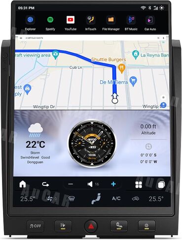 Android 13 Car Radio Head Unit for Nissan Titan 2016-2019, 15.6 Inch Touch Screen Car Multimedia Stereo Player GPS Navigation with Wireless Carplay, Android Auto,128GB, US 1 Yr Service in Saudi Arabia