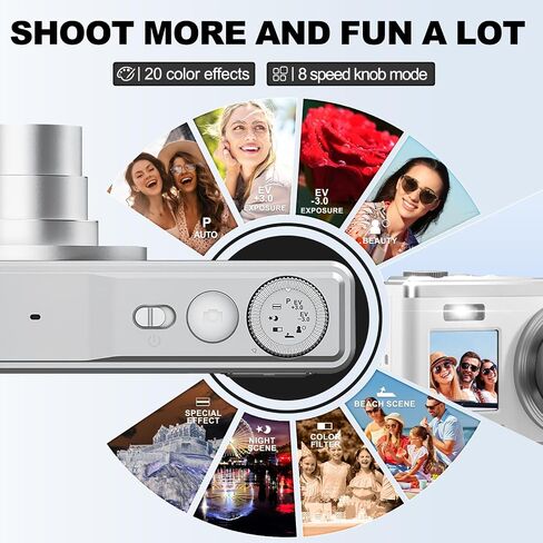 G-Anica 60X Digital Cameras for Photography with Dual Screen in Saudi Arabia