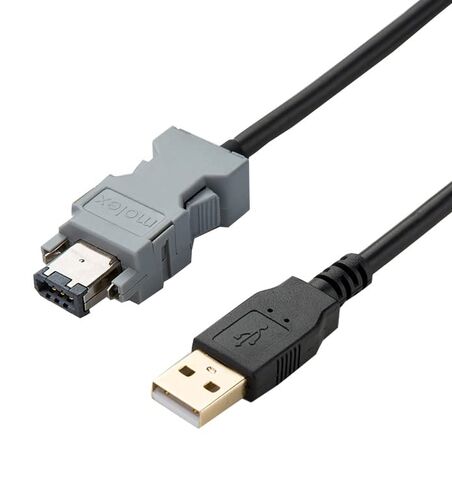 ASDA-B2/AB for Servo Drive ASDA-B2 AB A2 Download Cable CN3 Interface, Economy Model Length(Black) in Saudi Arabia