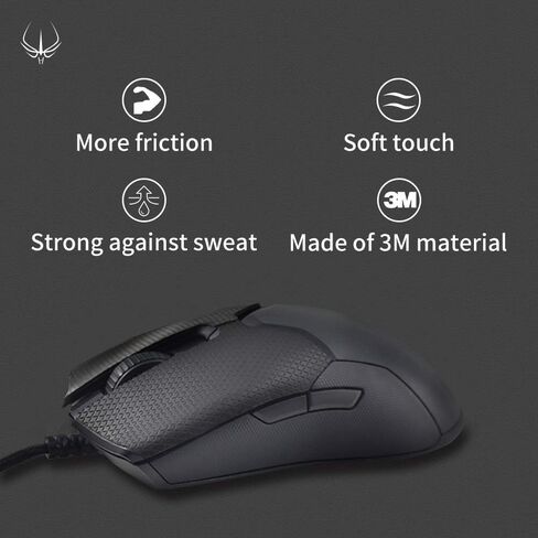 HOTLINEGAMES 2.0 Mouse Grip Tape Compatible with XM1 / XM1 RBG Gaming Mouse Skins, Anti Slip, Sweat Resistant, Cut to Fit, Easy to Apply, Professional Mice Upgrade in Saudi Arabia