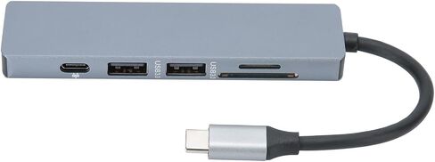6‑in‑1 Type ‑ C Hub Adapter Type ‑ C to HDMI Docking Station Adapter Comput in Saudi Arabia