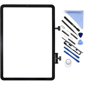 استبدال شاشة تعمل باللمس لجهاز iPad Air 5 Air4 10.9 بوصة لوحة رقمية زجاجية A2589 A2591 A2316 A2324 A2072 A2325 (Air4_Black) in Kuwait