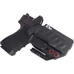 Fierce Defender IWB Holster Compatible with Glock 19 23 32 w/Tuckable Clip and Claw The Uninfringed Series -Made in USA- Gen 5 Compatible in Saudi Arabia