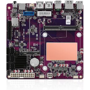 N150 Industrial Motherboard NAS 4 Cores 4 Threads Low Power Processor 2x2.5G i226 Network M.2 Slot 6xSATA 2* M.2 NVMe 2280, 1* PCIe 3.0x4, 1* TF Slot, Dual 4K Display, 6* USB with Fan in Kuwait