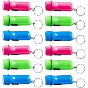 Mini Flashlight Keychains for Kids, Goodie Bag & Party Favors, 12 Pack in Kuwait