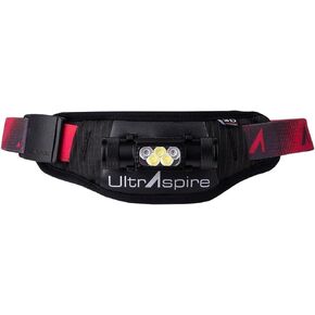 UltrAspire Lumen Collection Waist Light Belt | Lightweight & Water Resistant - 850 Duo, Black/Red in Saudi Arabia